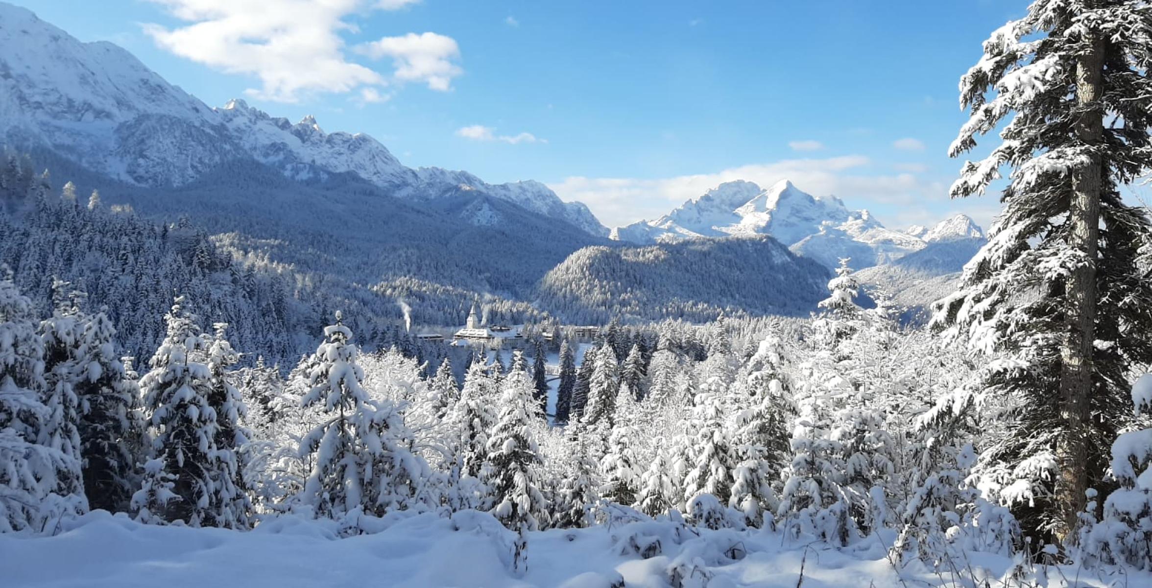 Winterbild Mittenwald